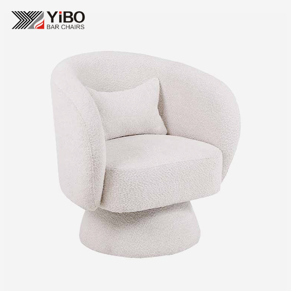 white accent chair